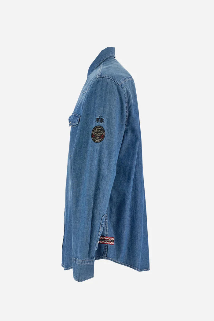 La Martina Men’s Denim Shirt | Medium Indigo