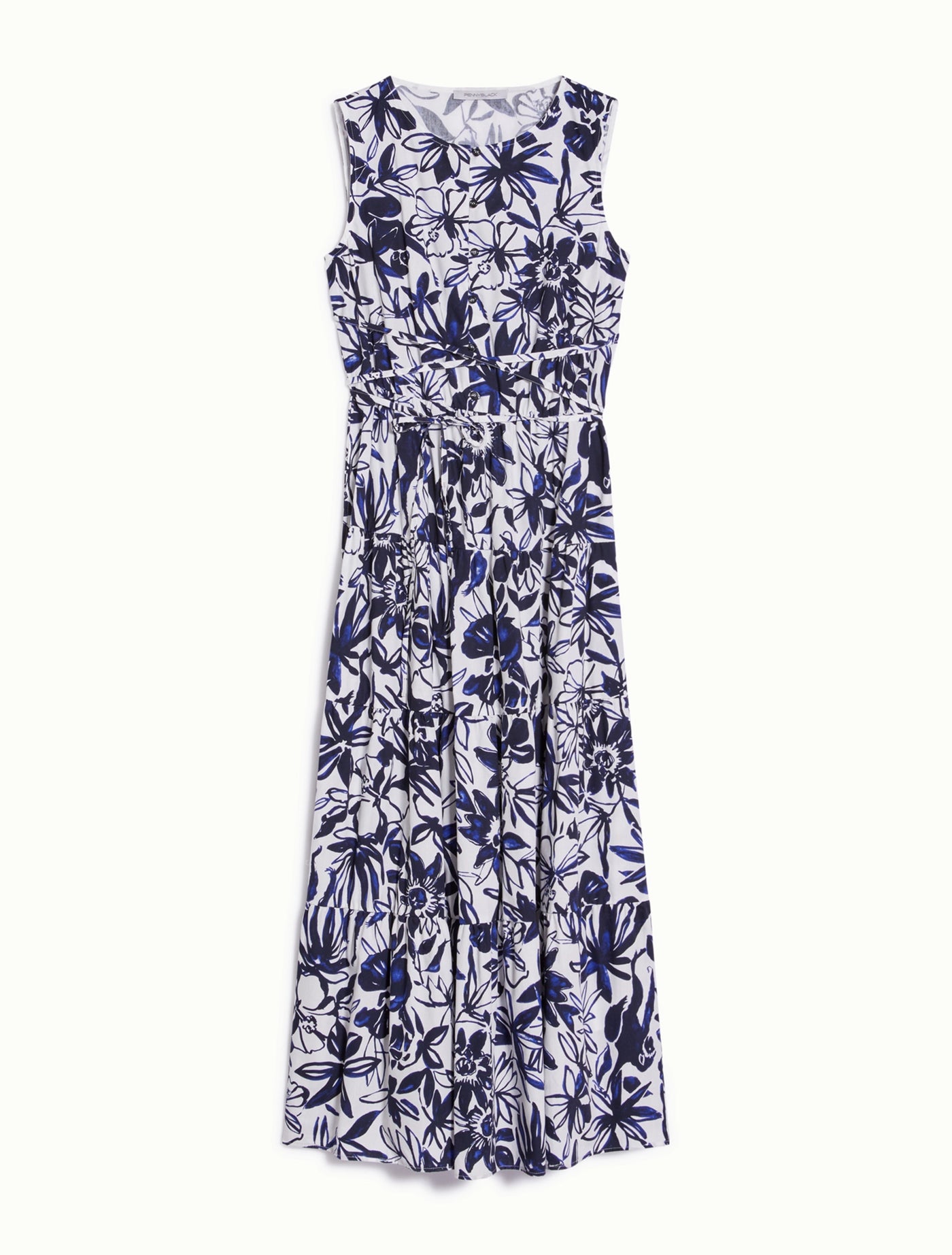 PennyBlack Bebbio Jungle Φόρεμα | Λευκό/Σκούρο Μπλε