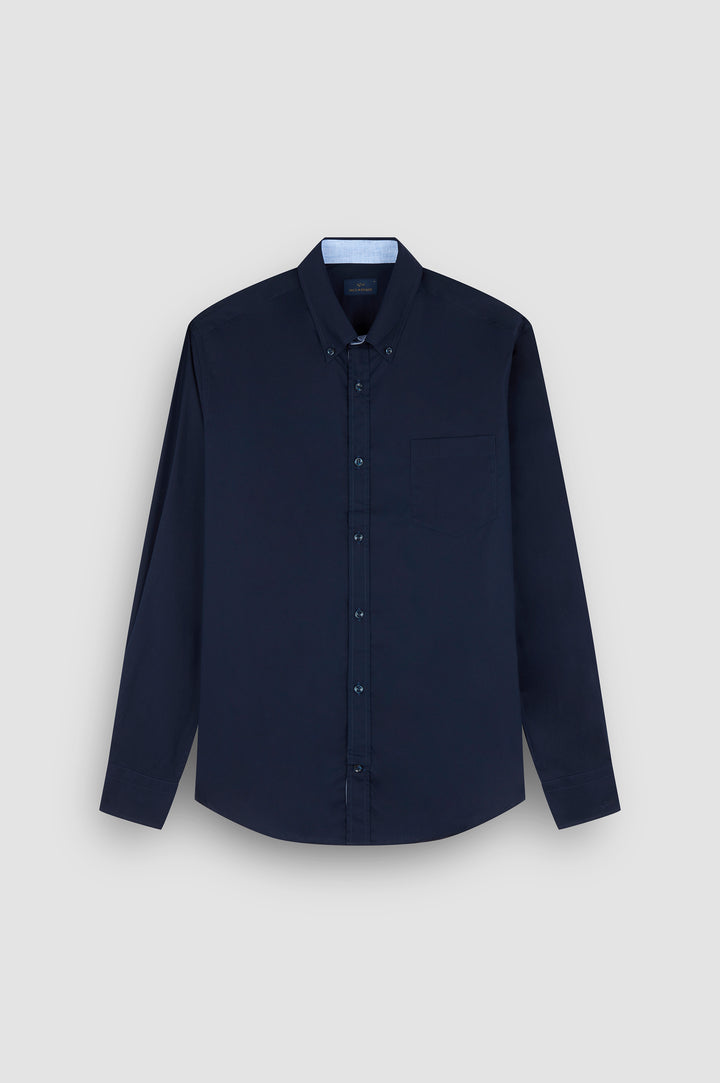 Paul & Shark Cotton Poplin Shirt | Navy