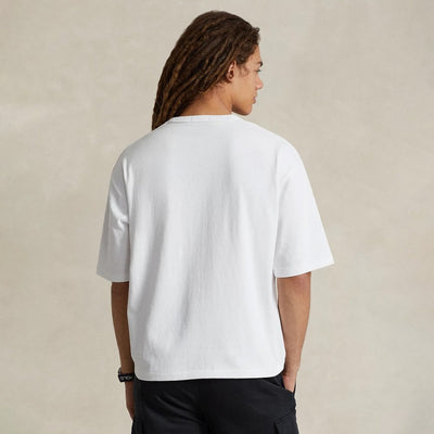 Ralph Lauren Relaxed Fit T-Shirt με Μεγάλο Πόνυ | Λευκό