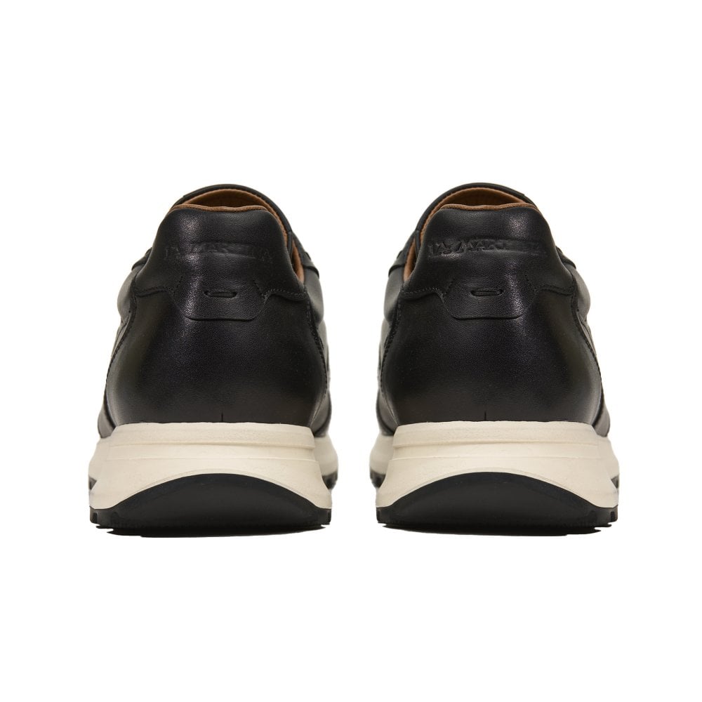 La Martina Men's Leather Athletic Sneakers | Black