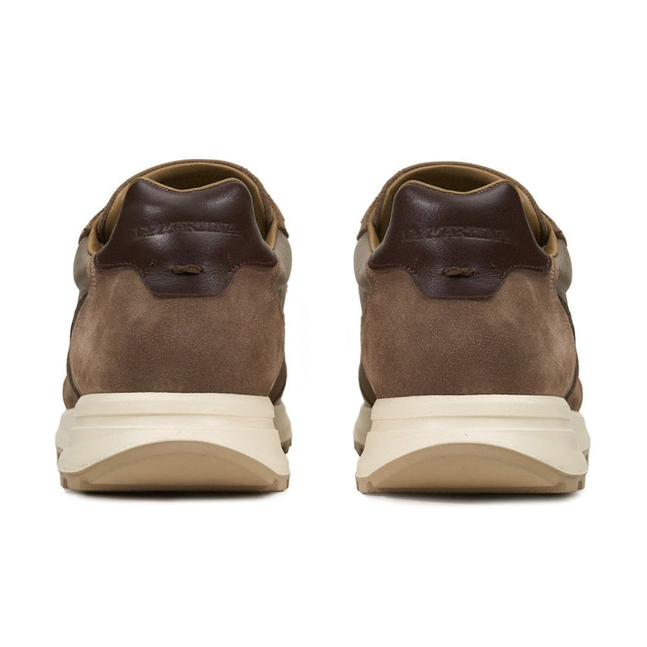 La Martina Men's Leather Athletic Sneakers | Taupe