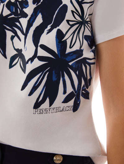PennyBlack T-shirt με Στάμπα | Λευκό
