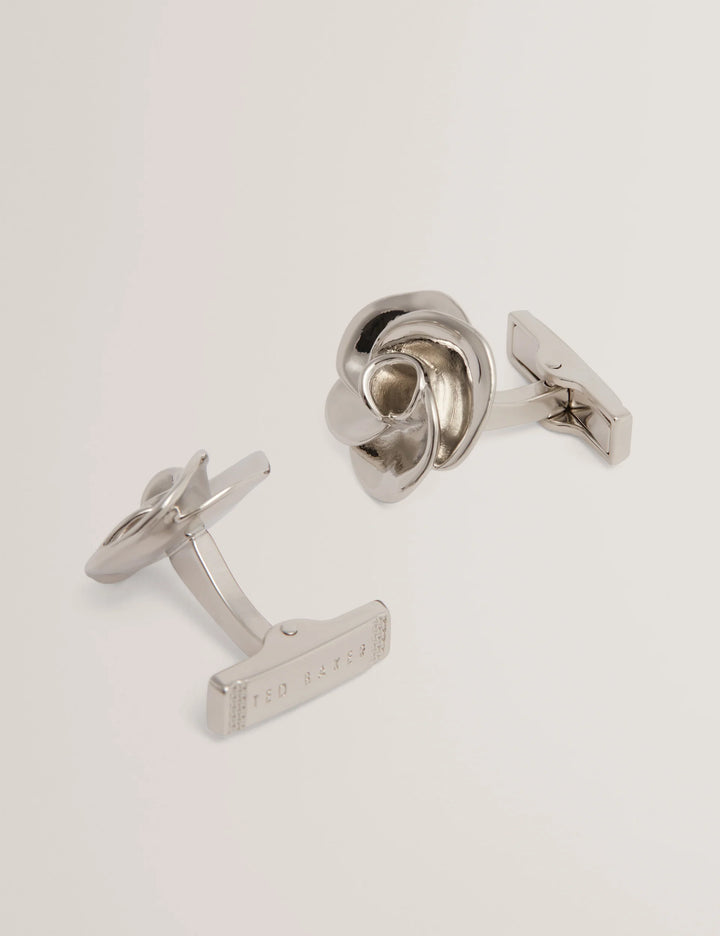 Ted Baker Roseo Rose Cufflinks | Silver