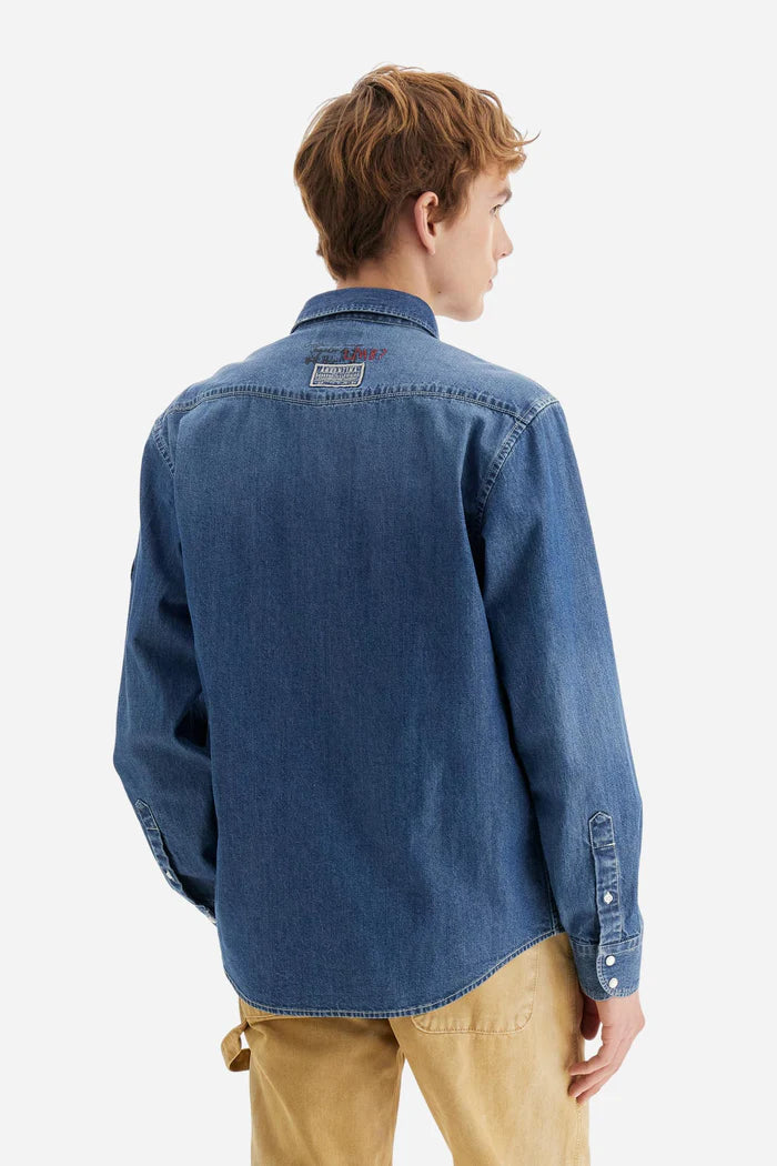 La Martina Men’s Denim Shirt | Medium Indigo