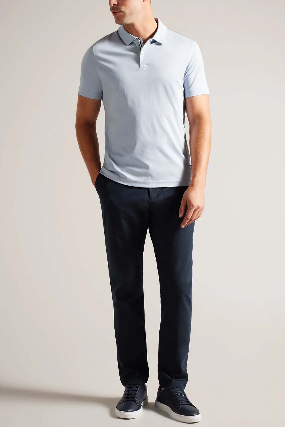 Ted Baker Haydae Slim Fit Τσίνο Παντελόνι | Σκούρο Μπλε