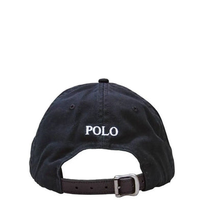 Ralph Lauren Καπέλο με Κεντημένο Μεγάλο Πόνυ | Μαύρο