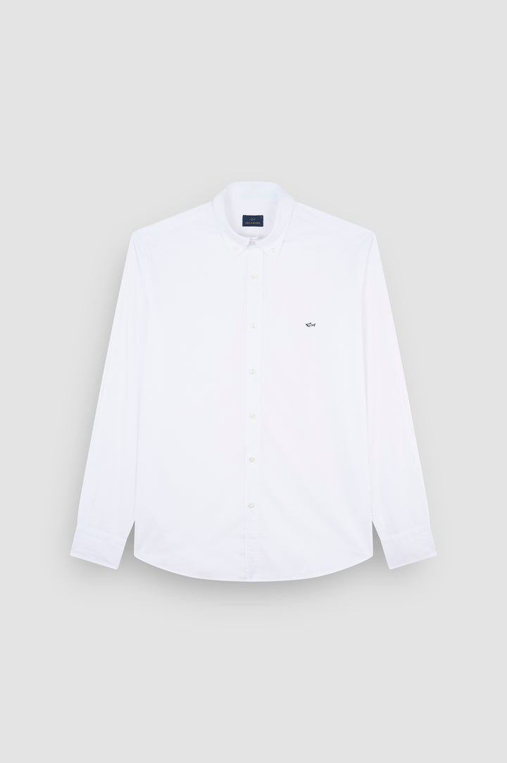 Paul & Shark Cotton Poplin Shirt | White