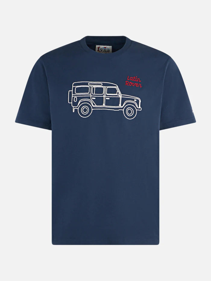 MC2 Ανδρικό Βαμβακερό T-shirt με Κέντημα Latin Rover | Σκούρο Μπλε