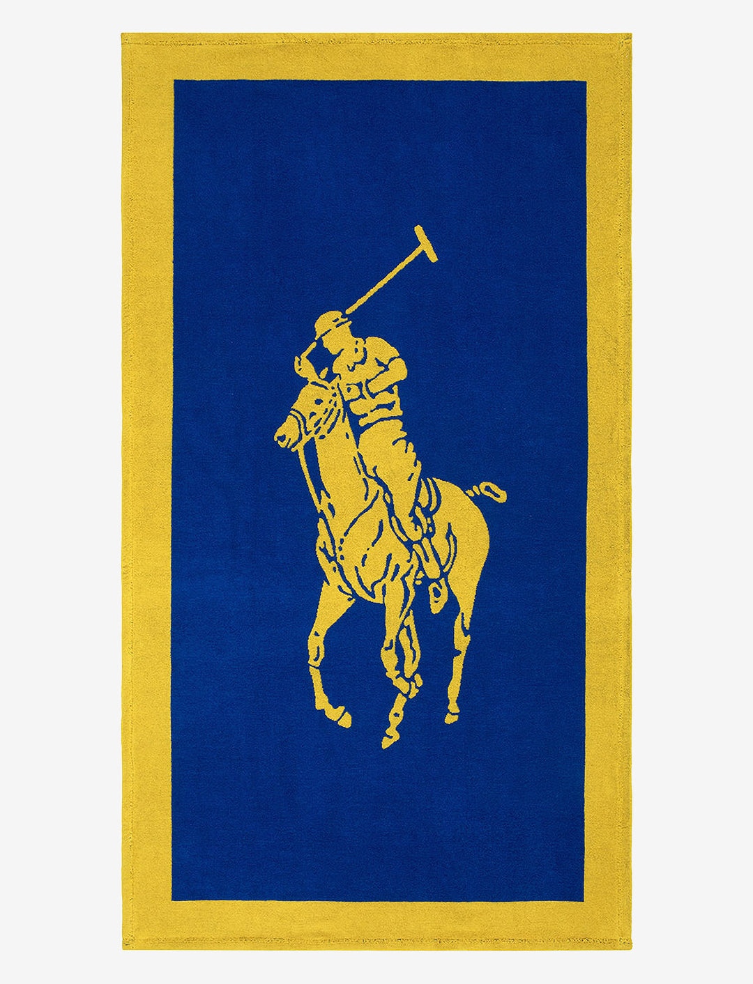 Ralph Lauren Polo Jacquard Beach Towel | Yellow/Navy