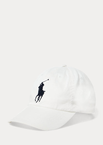 Ralph Lauren Καπέλο με Κεντημένο Μεγάλο Πόνυ | Λευκό