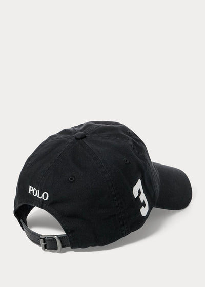 Ralph Lauren Καπέλο με Κεντημένο Μεγάλο Πόνυ | Μαύρο