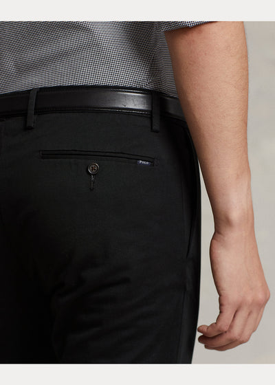 Ralph Lauren Ελαστικό Slim Fit Παντελόνι | Μαύρο