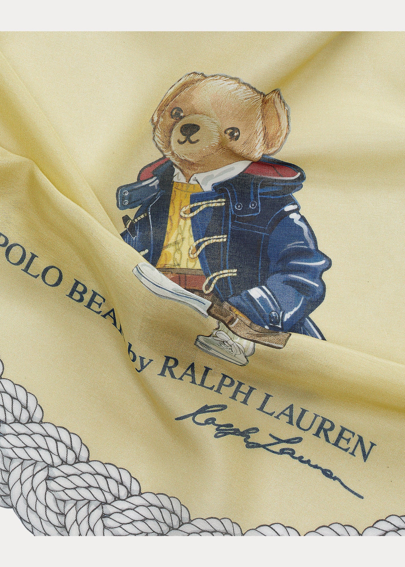 Ralph Lauren Polo Bear Φουλάρι από Μετάξι και Βαμβάκι | Πολύχρωμο