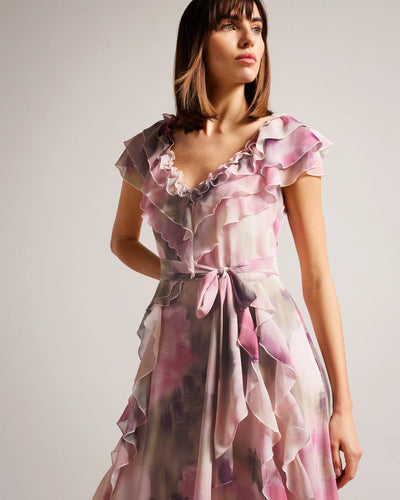 Ted Baker Karenie Μάξι Φόρεμα | Κοραλί