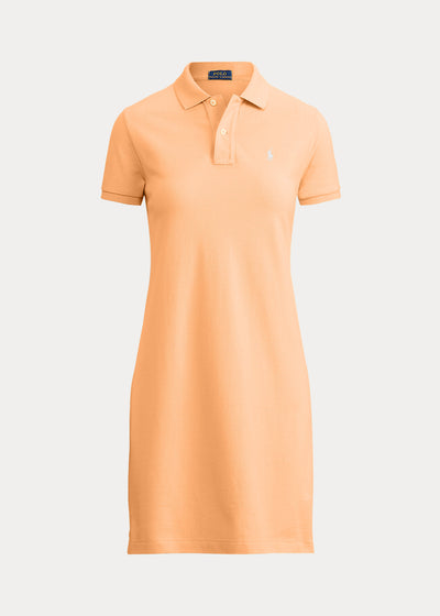 Ralph Lauren Βαμβακερό Φόρεμα Πόλο | Πορτοκαλί