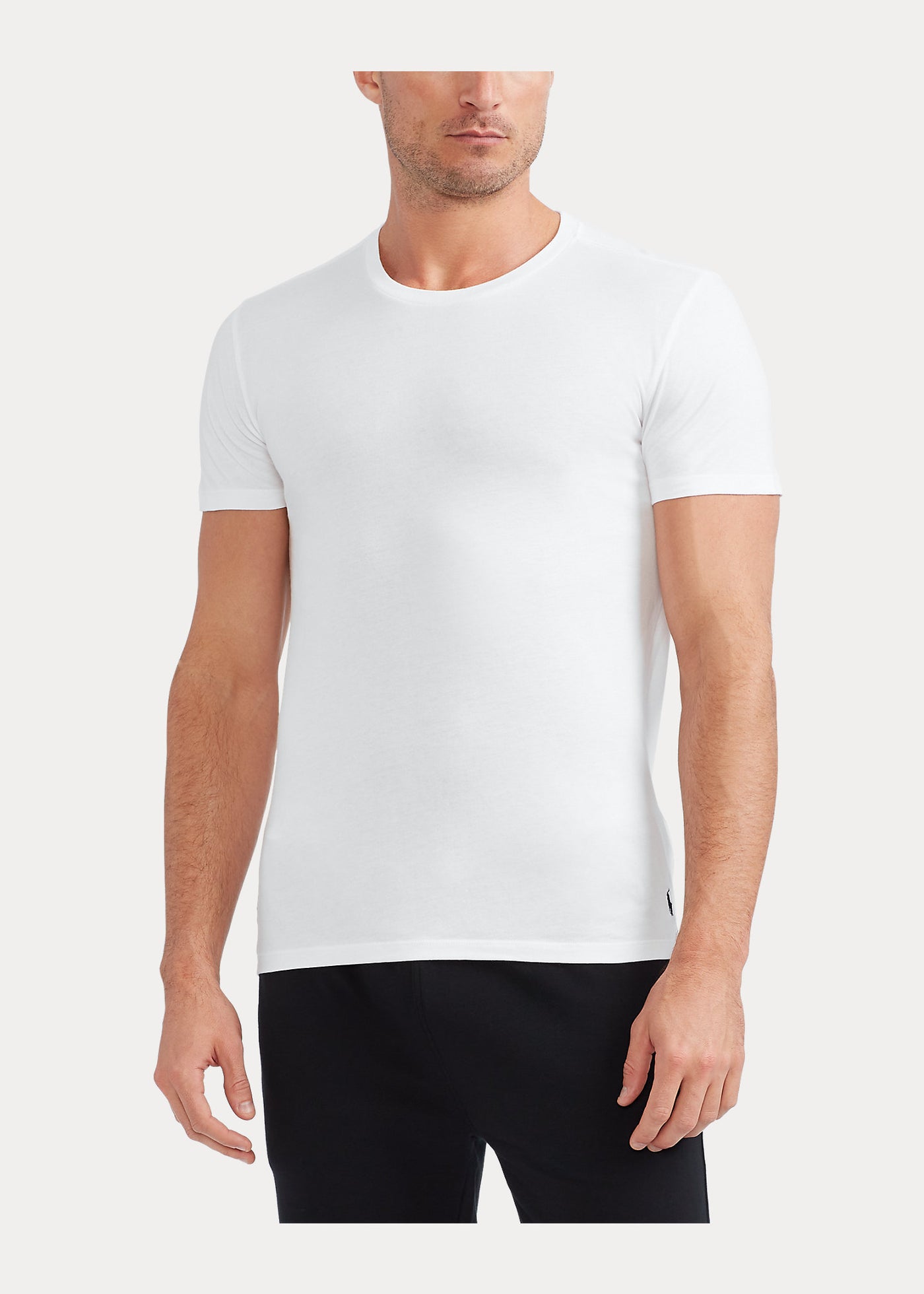 Ralph Lauren Μπλουζάκι Λαιμόκοψη Πακέτο των 3 | Λευκό/Μαύρο/Γκρι