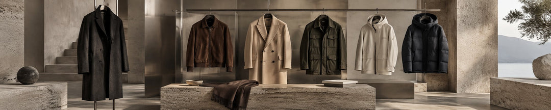 GIANNOPOULOS Men's Outerwear collection hero