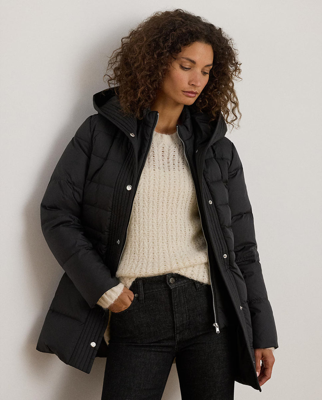 Lauren Ralph Lauren Soft Loft Down Jacket | Black