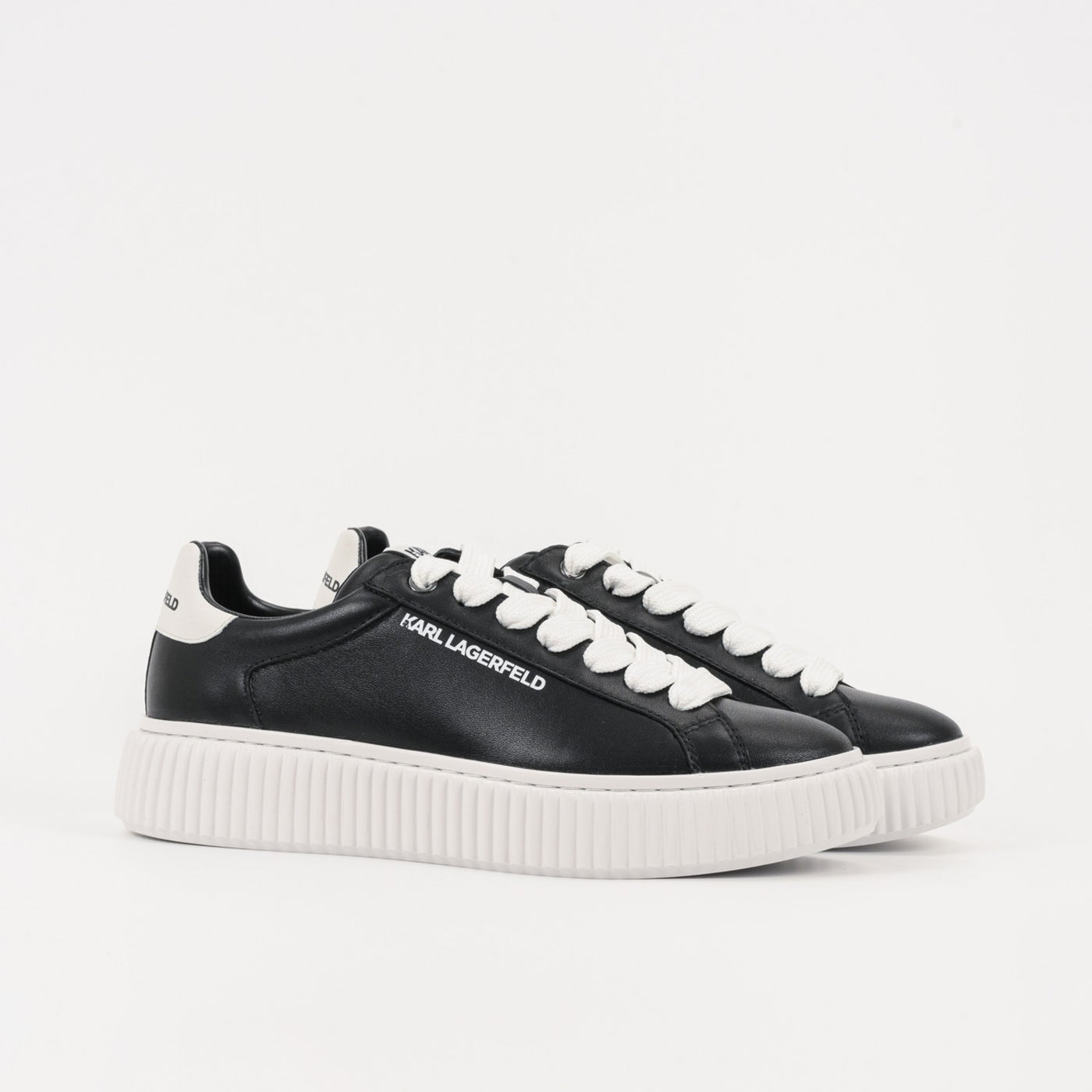Karl Lagerfeld Men's Kaprika Low Top Sneakers | Black
