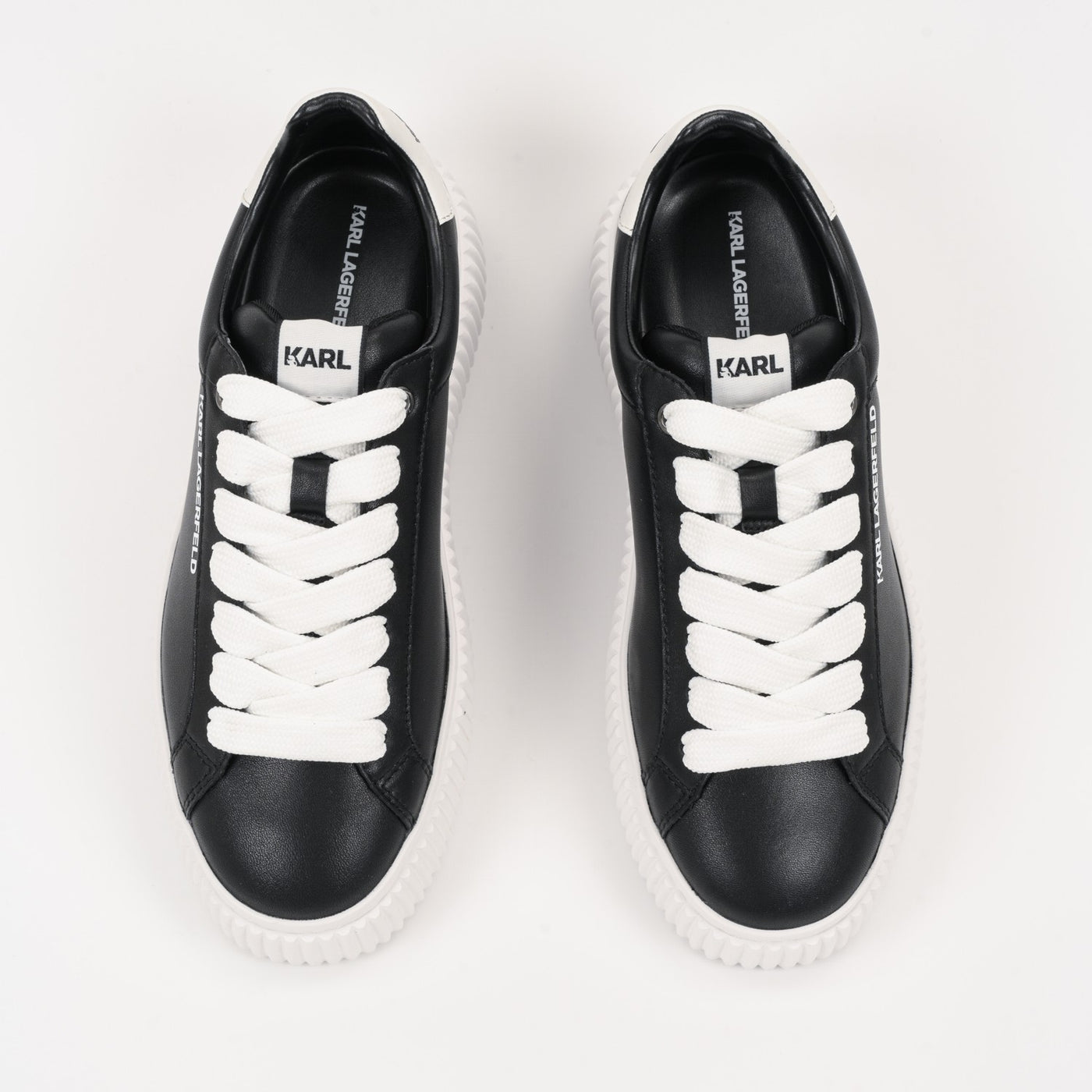 Karl Lagerfeld Men's Kaprika Low Top Sneakers | Black