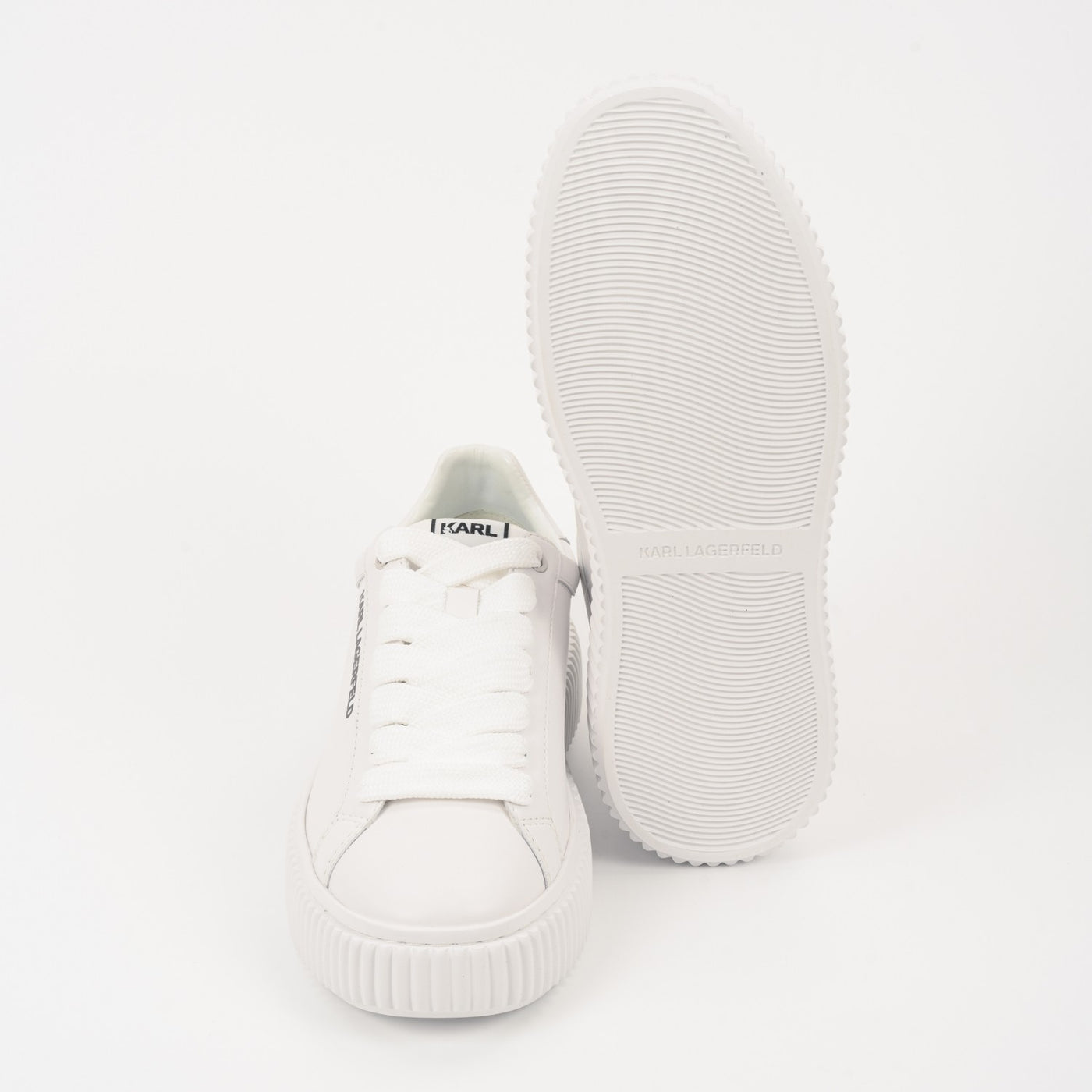 Karl Lagerfeld Men's Kaprika Low Top Sneakers | White