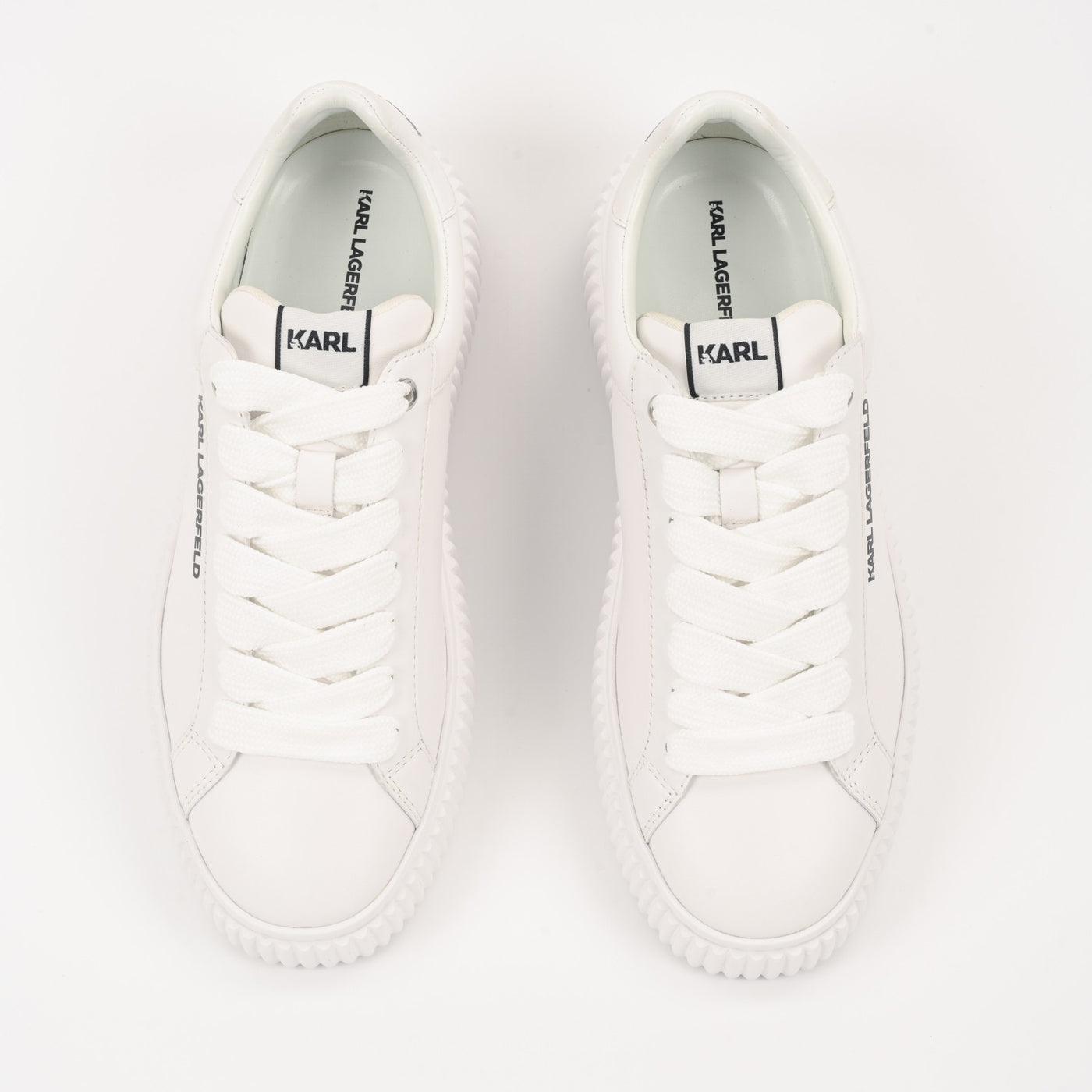 Karl Lagerfeld Men's Kaprika Low Top Sneakers | White