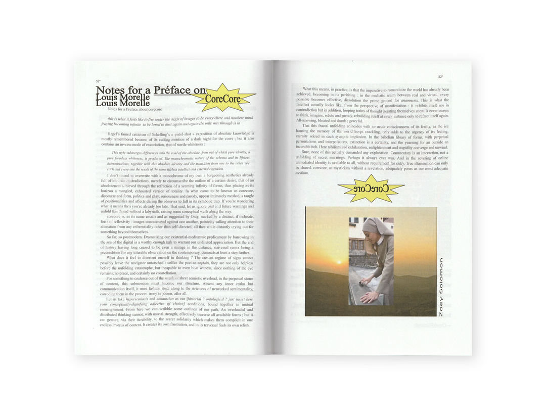 Dialogues on CoreCore — inside pages
