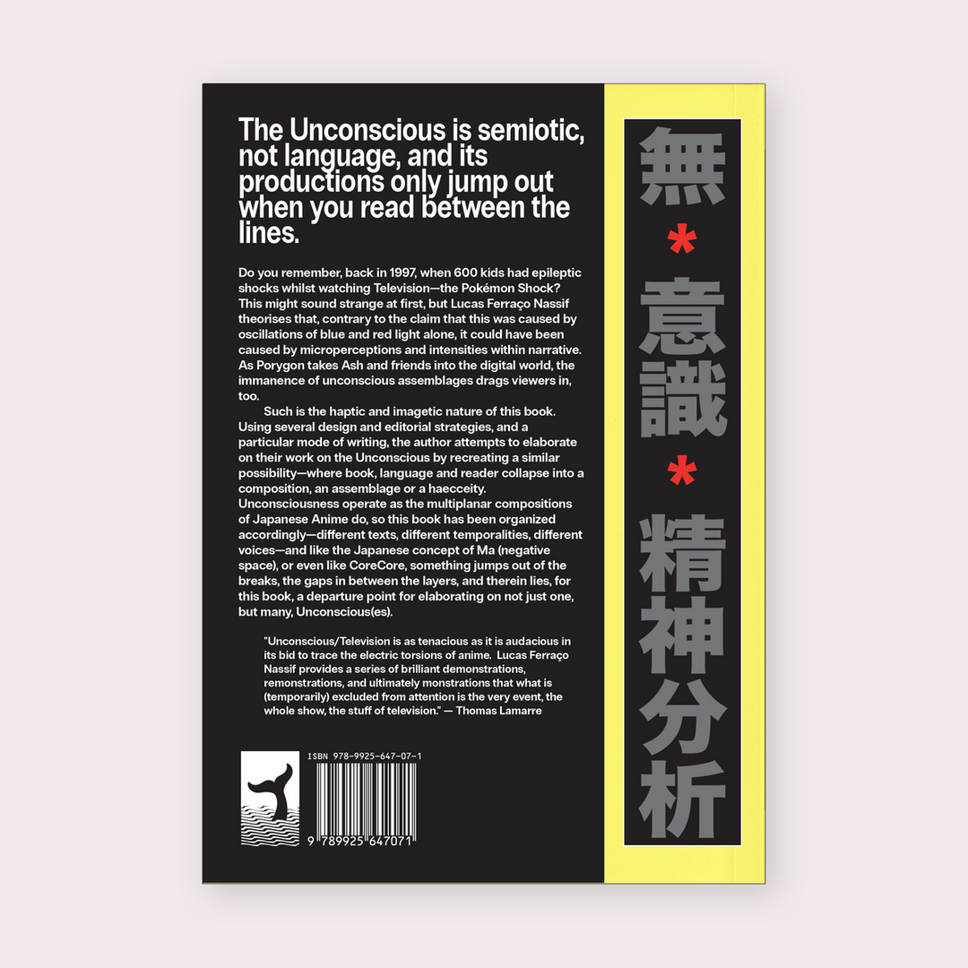 Unconscious/Television — back cover