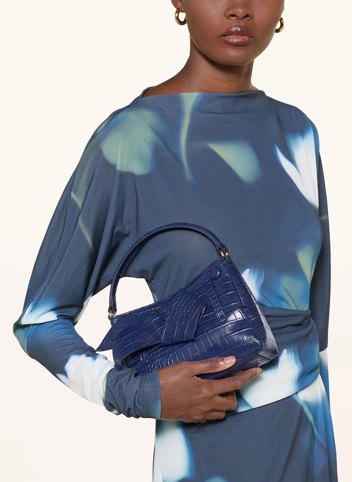 Ted Baker Ssansa Knot Bow Mini Top Handle Bag | Dark Blue