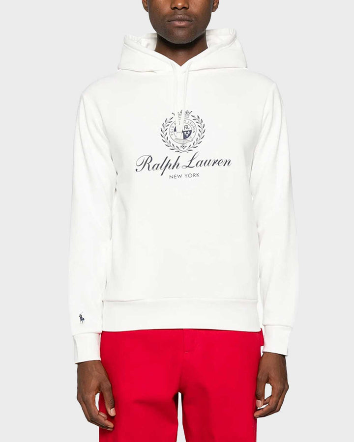 Ralph Lauren Sweatshirt with Graphic Fleece | White