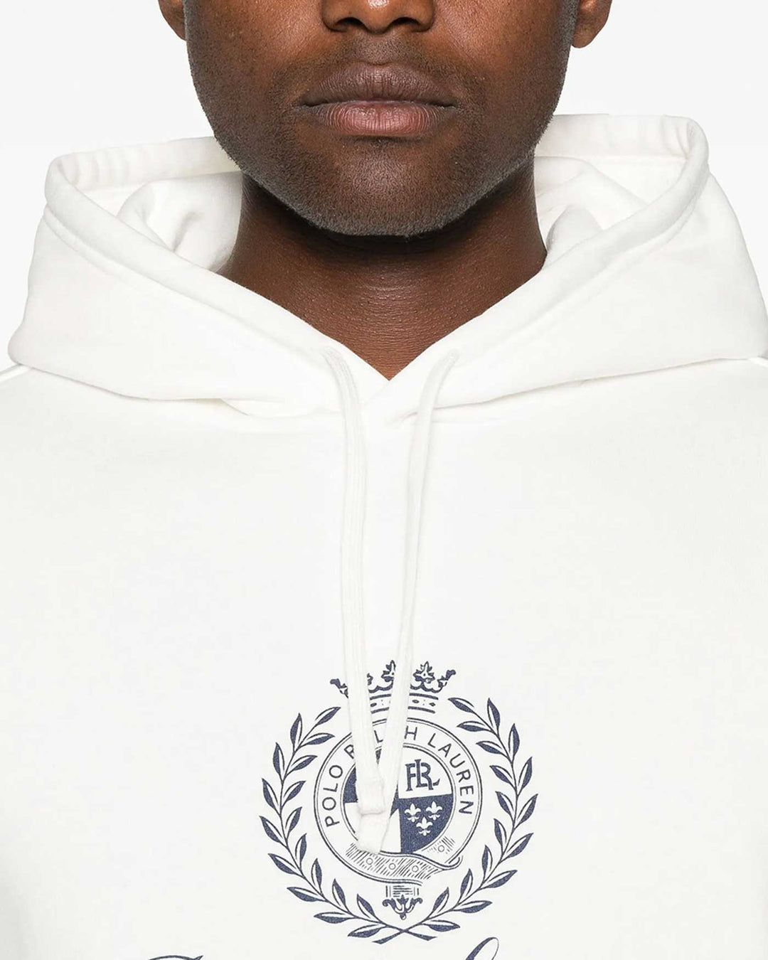Ralph Lauren Sweatshirt with Graphic Fleece | White