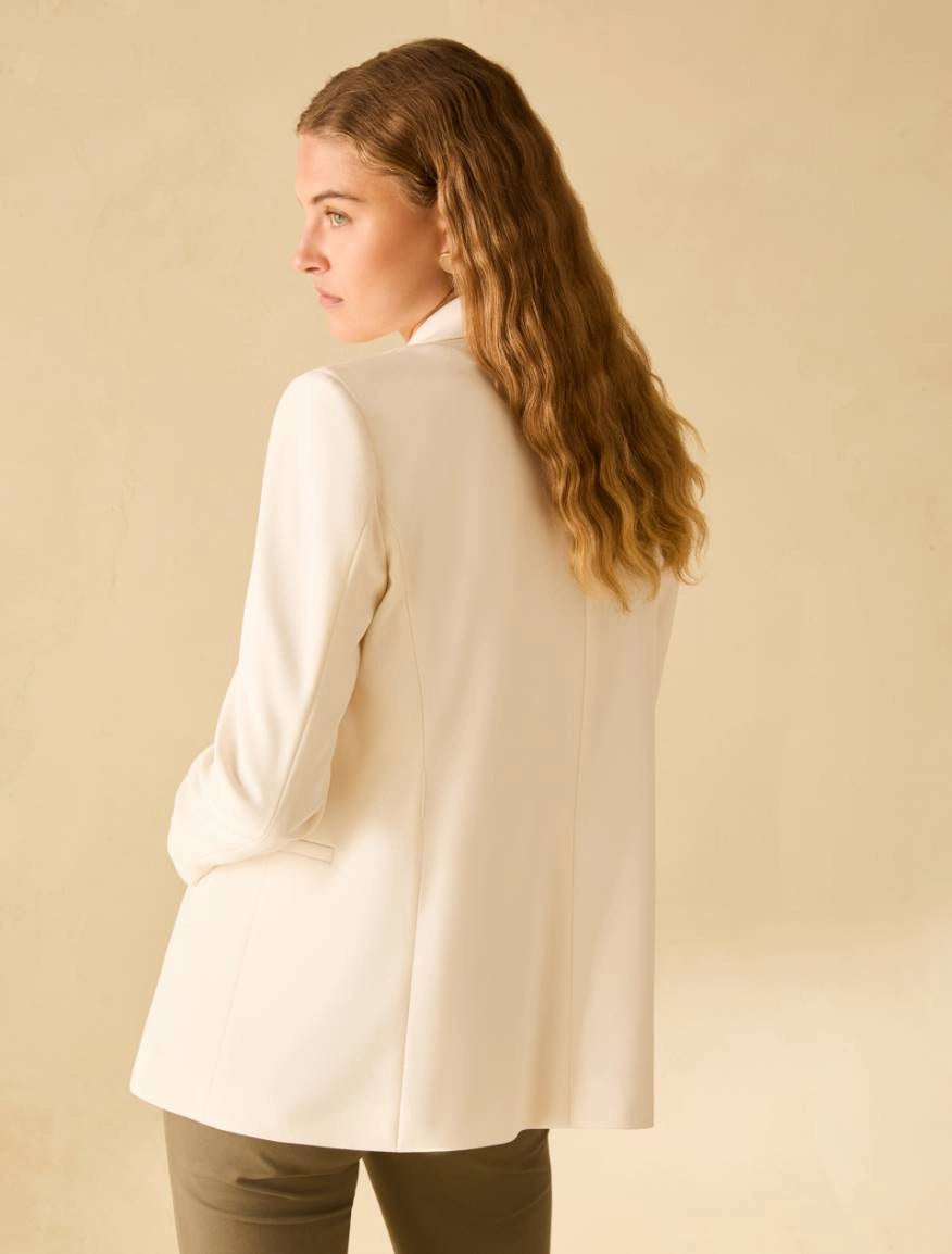 PennyBlack-Jacke mit Gürtel | Elfenbein
