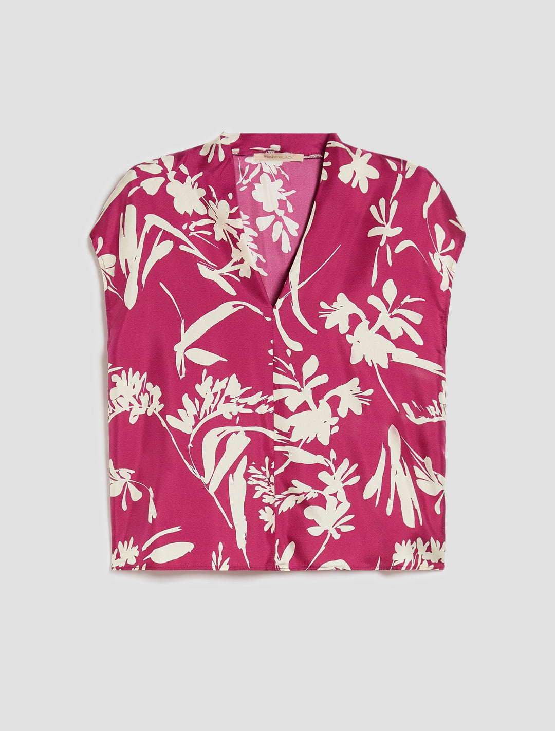 PennyBlack Silk Twill Blouse | Fuchsia