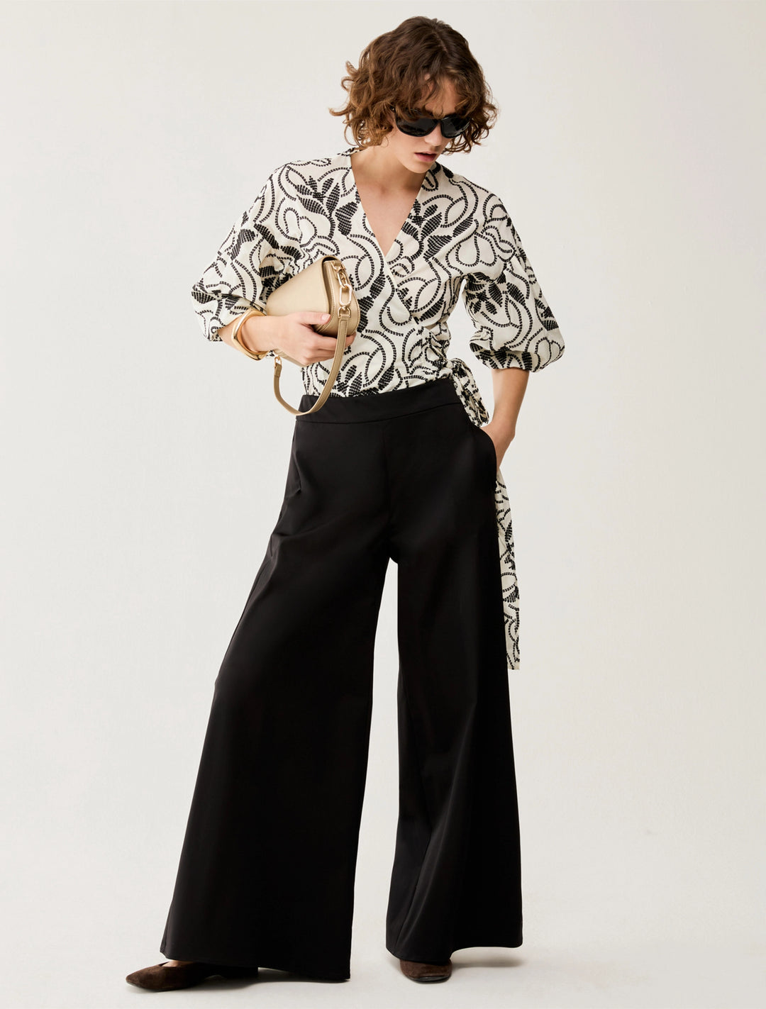 PennyBlack Blouse in Embroidered Muslin | Ivory
