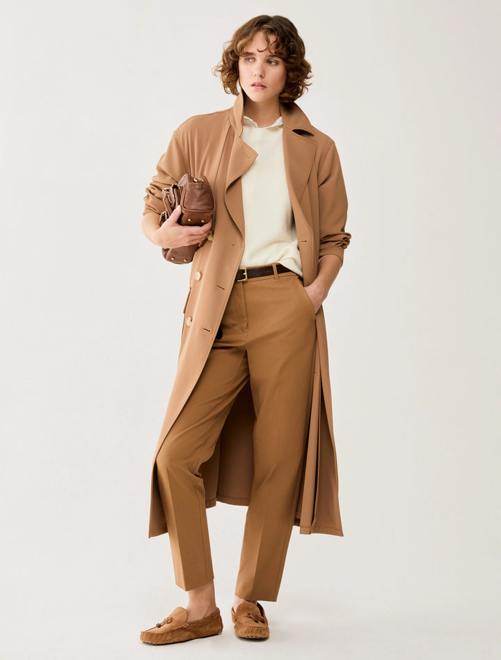PennyBlack Slim-Cut Trousers | Camel