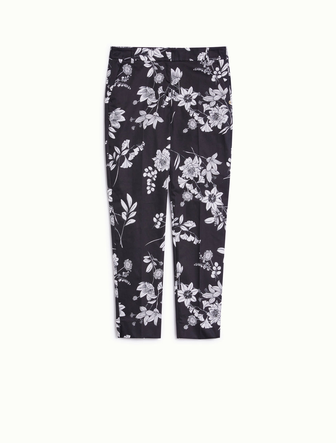 PennyBlack Milly Flower Print Παντελόνι | Μαύρο