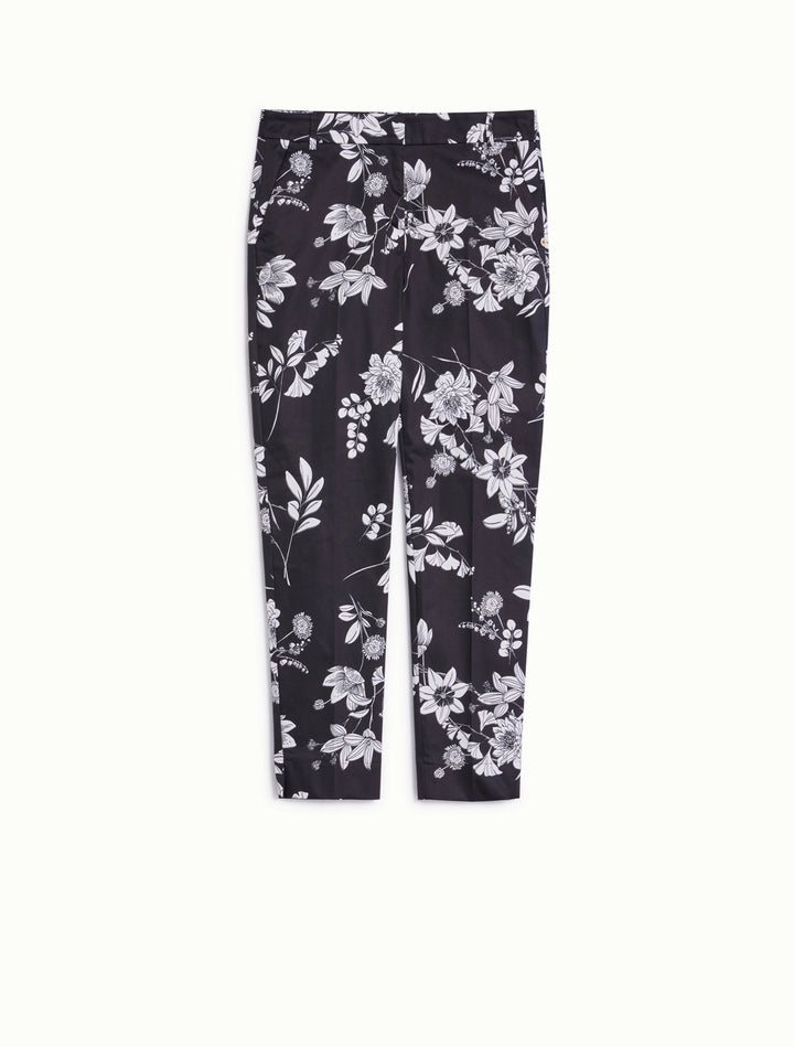 PennyBlack Milly Flower Print Παντελόνι | Μαύρο