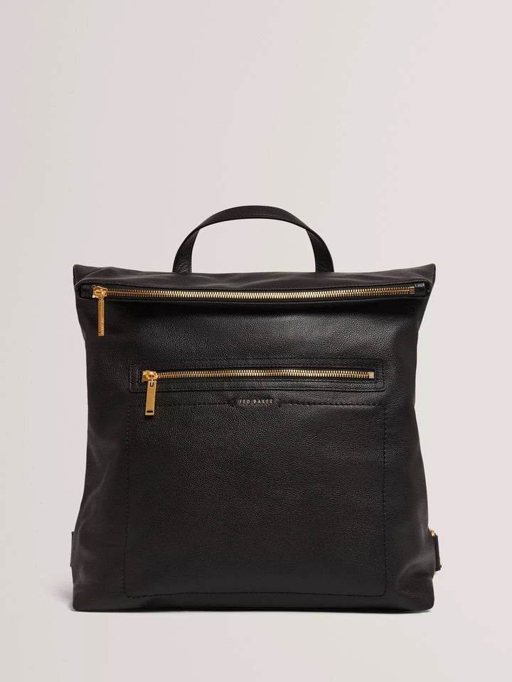 Ted Baker Luccea Webbing Leather Backpack | Black