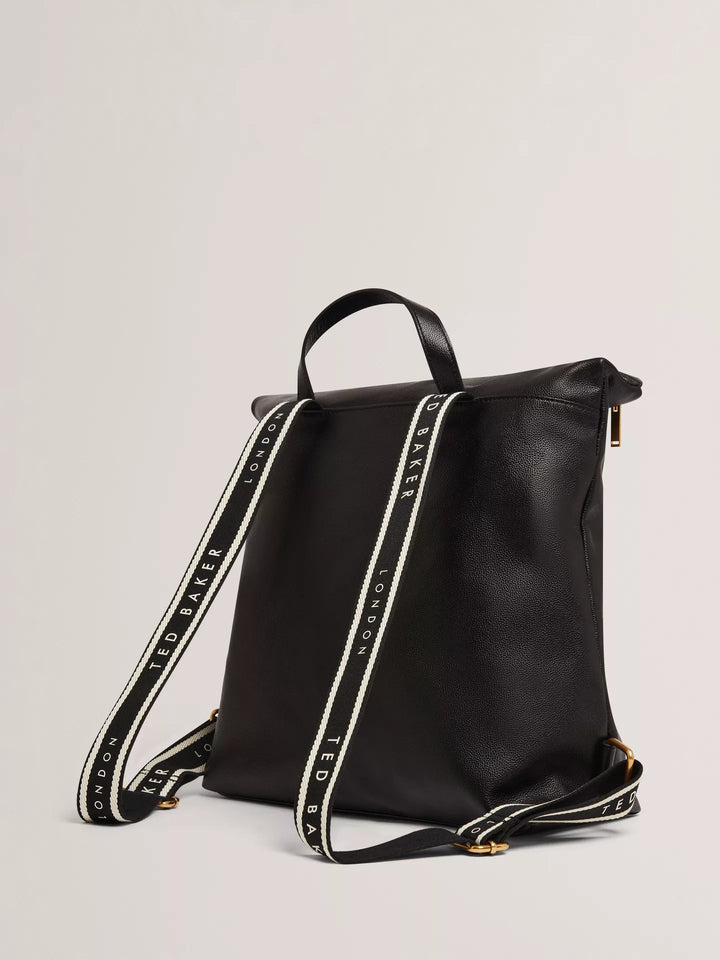 Ted Baker Luccea Webbing Leather Backpack | Black