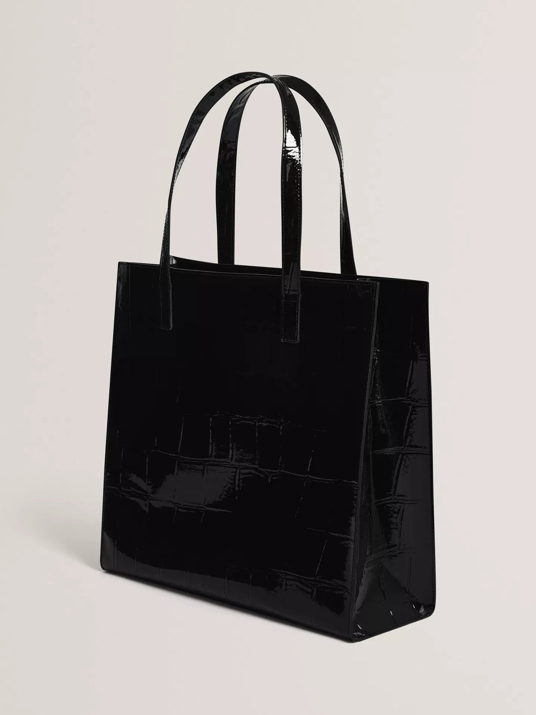 Ted Baker Vannda Croc Effect Large Icon Bag | Black