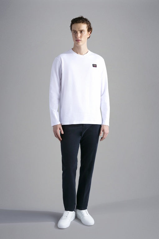 Paul & Shark Tencel Βαμβακερό Regular fit Παντελόνι | Σκούρο Μπλε