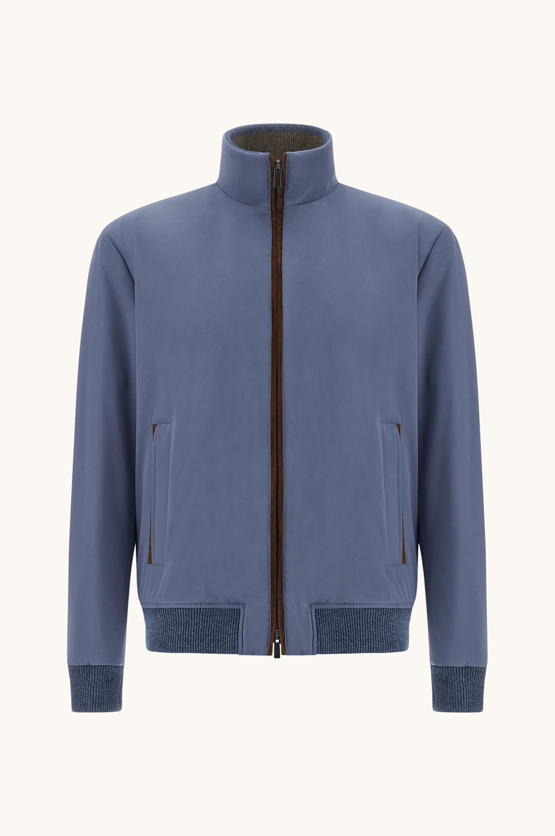 Paul &amp; Shark Typhoon RE 4X4 Stretch Blouson with Suede Details | Blue