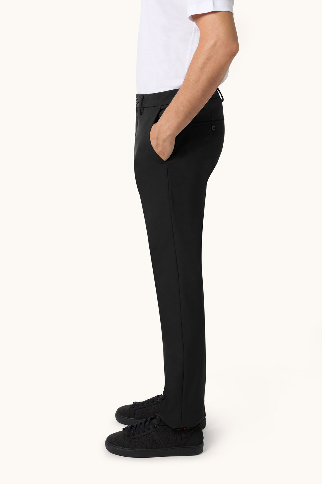 Paul &amp; Shark Bellagio Trousers in Dynamic Technical Fabric | Black