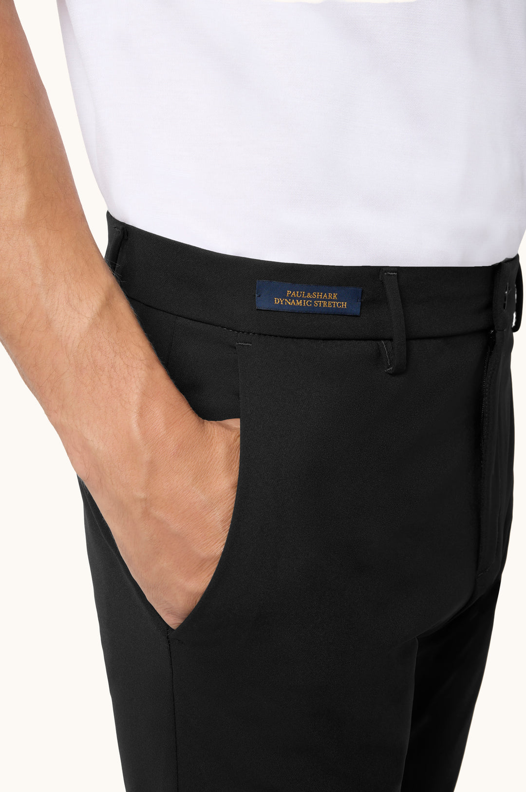 Paul &amp; Shark Bellagio Trousers in Dynamic Technical Fabric | Black