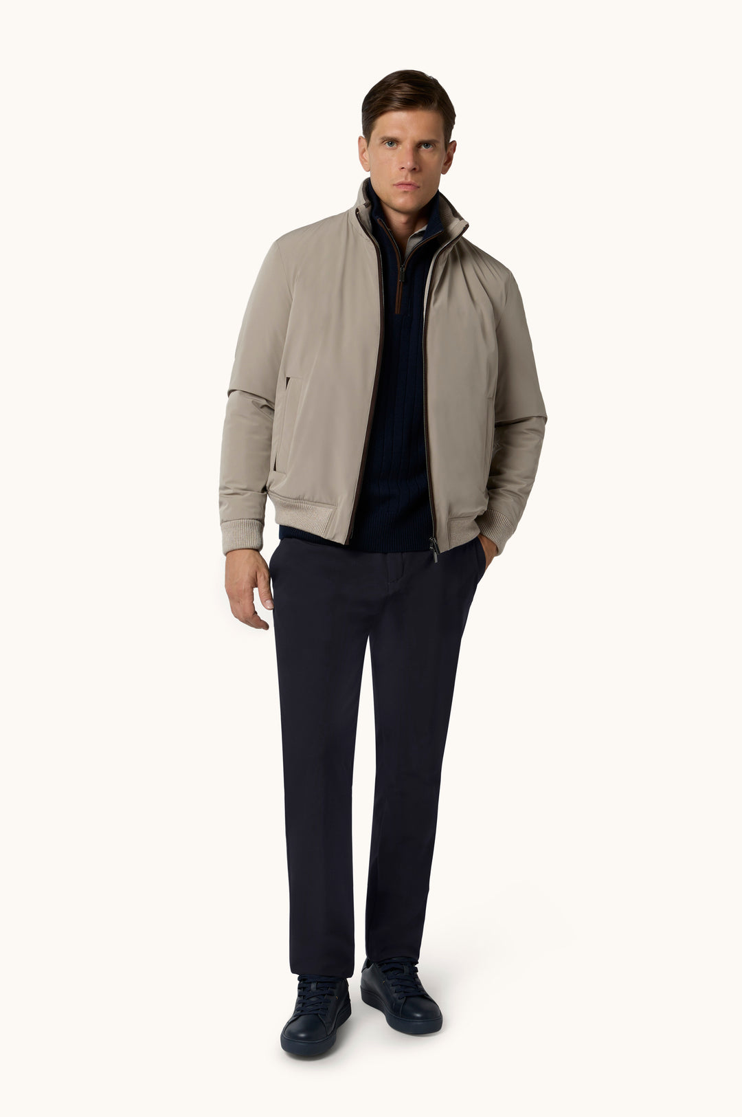 Paul &amp; Shark Bellagio Trousers in Dynamic Technical Fabric | Navy