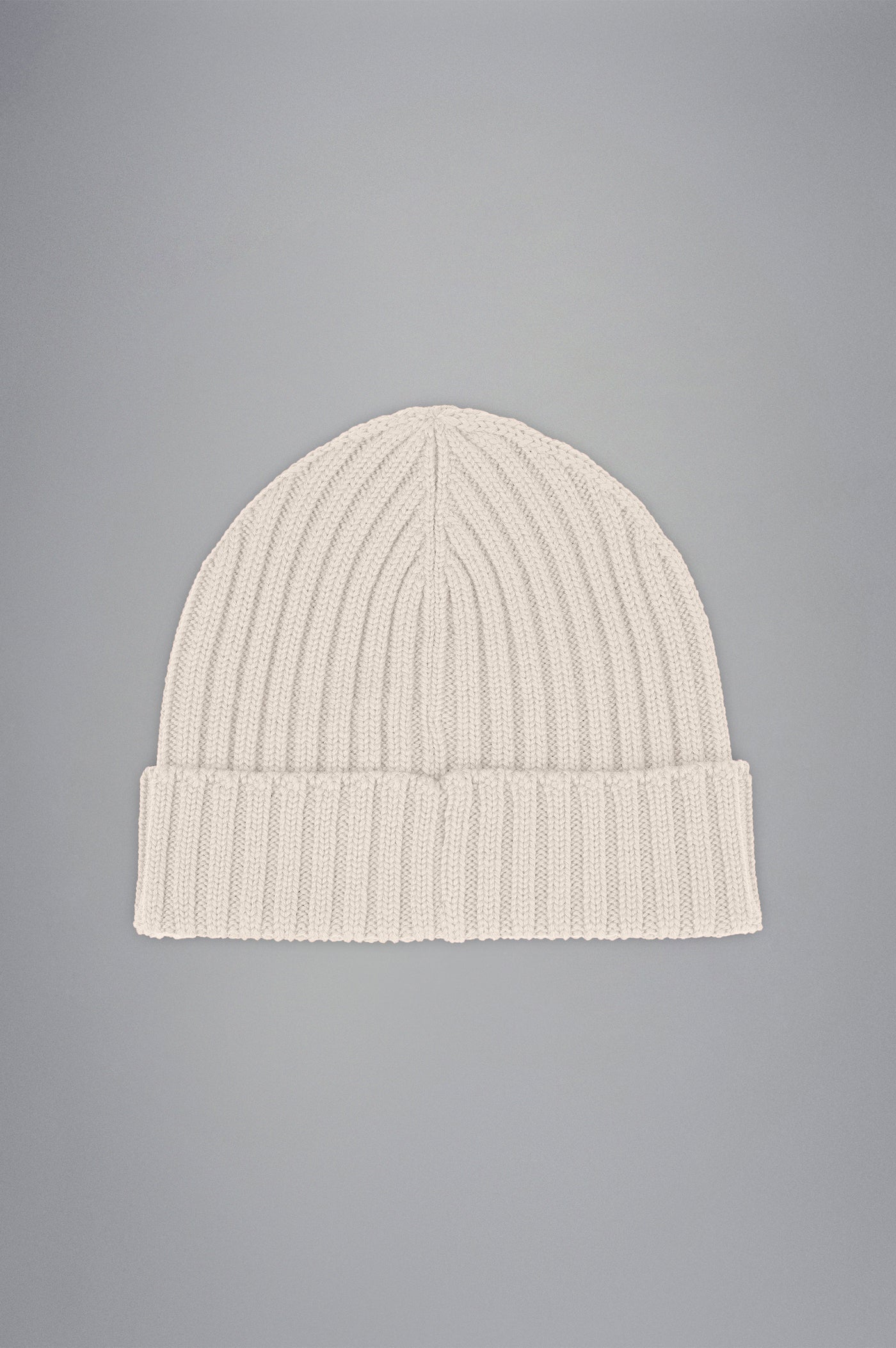 Paul & Shark Wool Beanie with Moon Badge | Cream