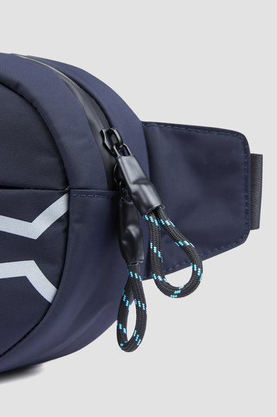 Paul & Shark Reflex Shark Recycled Nylon Waist Bag | Navy