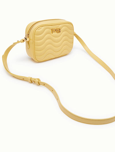 PennyBlack Καπιτονέ Camera Bag | Κίτρινο