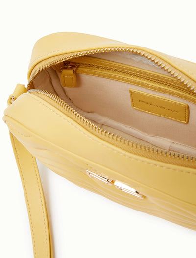 PennyBlack Καπιτονέ Camera Bag | Κίτρινο
